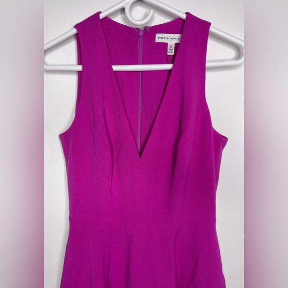 Dress the Population Catalina Dress Fuchsia - Picture 4 of 11